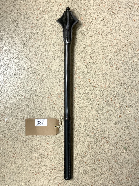 REPRODUCTION GERMAN 8-FLANGE MEDIEVAL MACE; 60CM