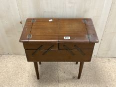 VINTAGE CANTILEVER SEWING BOX