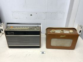 TWO VINTAGE ROBERTS RADIO'S MODEL R 200 AND MODEL R P 26