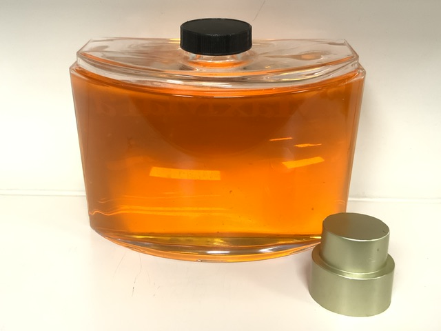 A LARGE SHOP DISPLAY MAX MARA SCENT / PERFUME BOTTLE, FILLED WITH ORANGE LIQUID; HEIGHT 20CM - Image 2 of 2