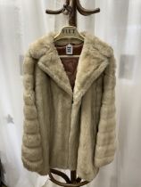 VINTAGE WHITE FUR JACKET