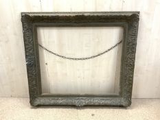 LARGE WOOD AND PLASTER 19TH CENTURY FRAME 109 X 95CM