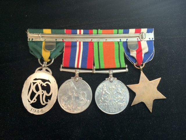A COLLECTION OF MILITARY MEDALS AND RIBBONS ON BAR BROOCH, INCLUDING; THE FRANCE AND GERMANY STAR, - Image 2 of 3