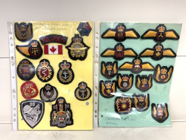 QUANTITY OF MILITARY CANADIAN CLOTH AND METAL BADGES - Image 4 of 4