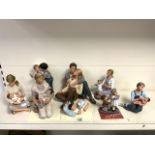 QUANTITY OF RESIN FIGURINES BY NADAL
