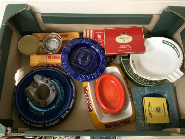 MAINLY MIXED CERAMIC ADVERTISING ASH TRAYS AND MORE - Image 2 of 2
