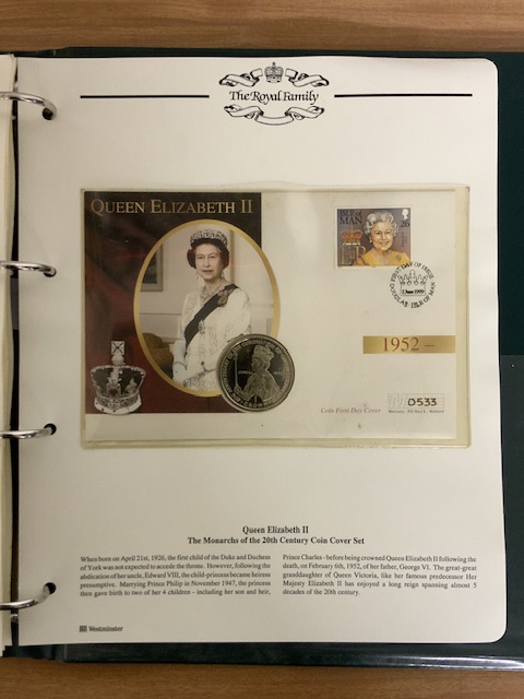 COINS - FOLDER OF MONARCHS OF THE 20TH CENTURY COLLECTION No 0533 - Image 3 of 3