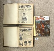 BOXING NEWS; 1952 AND 1953 WITH THE RING 1955
