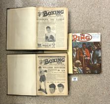 BOXING NEWS; 1952 AND 1953 WITH THE RING 1955