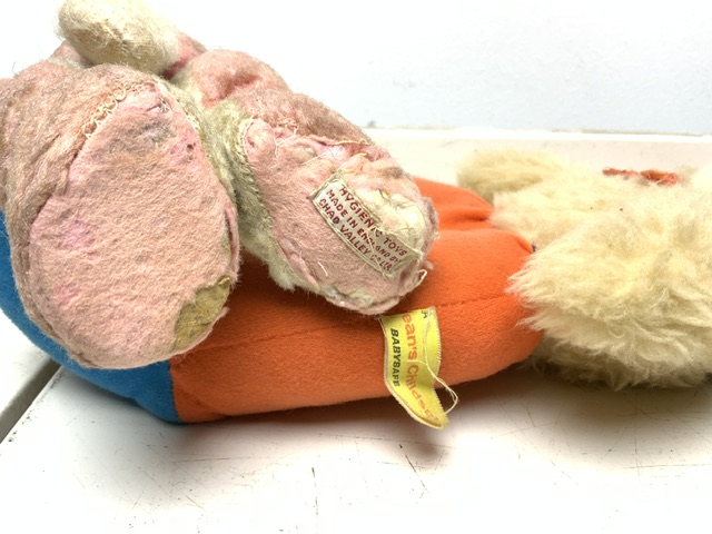 VINTAGE DEANS TEDDY WITH A VINTAGE CHAD VALLEY RABBIT - Image 2 of 2