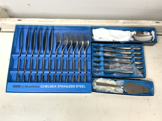 NINE BOXED SETS OF CHELSEA STEEL CUTLERY VINERS OF SHEFFIELD - Image 2 of 2