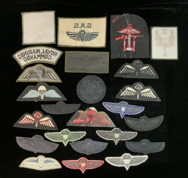 A QUANTITY OF MILITARY CLOTH BADGES INCLUDING; ROYAL MARINES COMMANDO, COMBINED OPERATIONS, RAF - Image 2 of 2