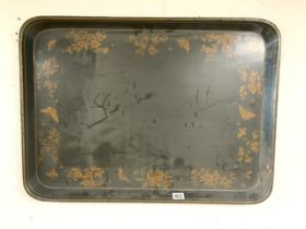 LARGE PAINTED TRAY 84 X 61CM