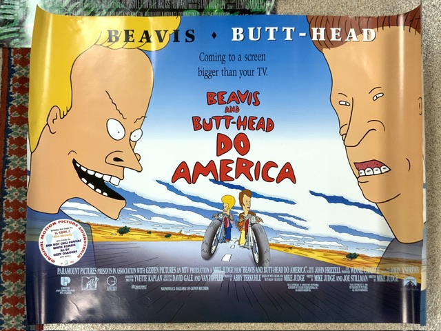 FILM POSTERS - THE LOST WORLD, INTERVIEW WITH THE VAMPIRE, BEAVIS AND BUTT-HEAD DO AMERICA, ACE - Image 4 of 9