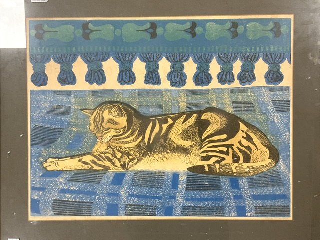 SHEILA ROBINSON (1925-1988); SIGNED IN PENCIL; TITLE TOMCAT; PROOF FRAMED AND GLAZED; 84 X 70CM - Image 2 of 5