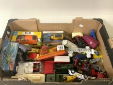 MIXED VINTAGE TOYS INCLUDES DINKY, LESNEY AND MORE