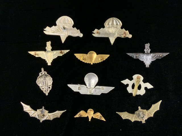 A QUANTITY OF MILITARY METAL CAP BADGES INCLUDING; SHAYETET, ISRAELI AIRBORNE COMMANDO, INDIAN - Image 2 of 2