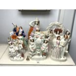 LARGE QUANTITY OF STAFFORDSHIRE FIGURES