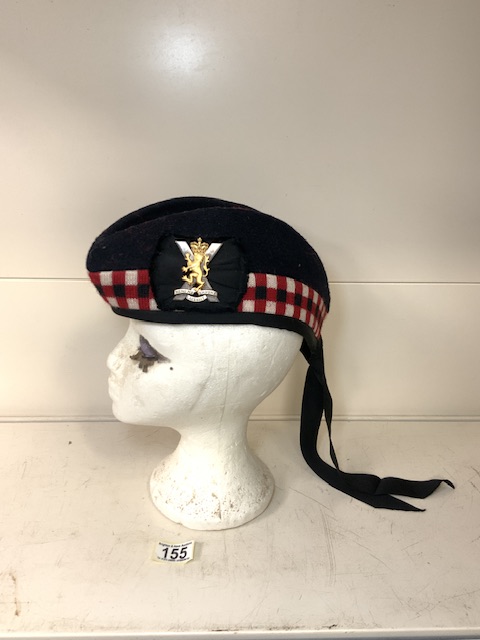 MILITARY ROYAL REGIMENT GLENGARRY SIDE CAP