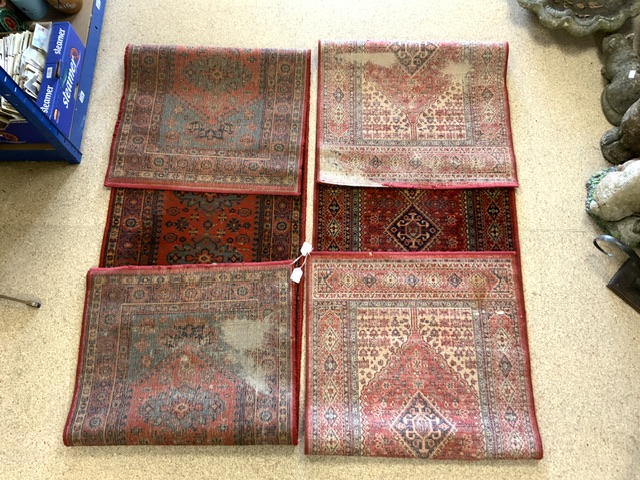 TWO VINTAGE RUNNERS / CARPETS - Image 3 of 3