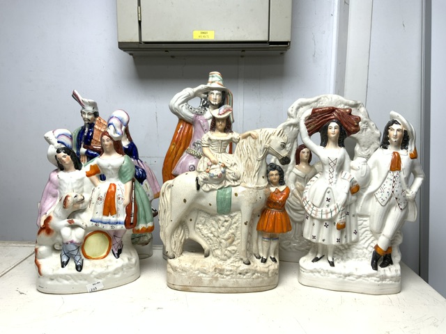 LARGE QUANTITY OF STAFFORDSHIRE FIGURES - Image 3 of 4
