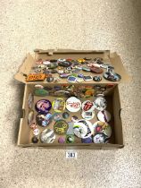 QUANTITY OF BADGES, PUNK, MOD AND MUCH MORE