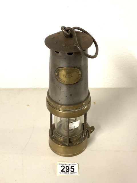 VINTAGE GPO MINERS LAMP; 27CM