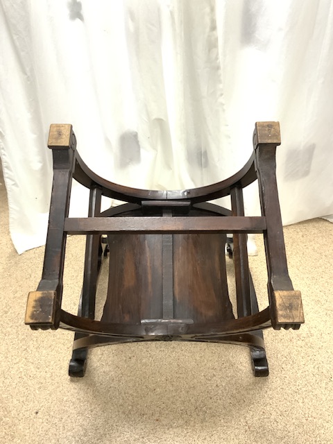 19TH CENTURY SAVONAROLA CHAIR - Image 3 of 3