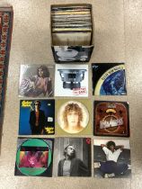 QUANTITY OF ALBUMS, LPS, VINYL, PSYCHEDELIC FURS, GRAHAM PARKER, ROGER DALTRY, PETER FRAMPTON AND