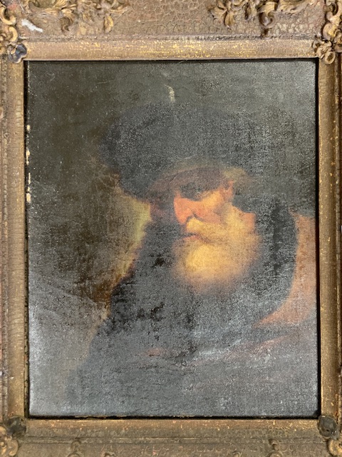 OIL ON CANVAS OF A GENTLEMAN; FRAMED; 38 X 34CM - Image 2 of 3