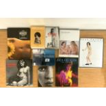COLLECTION OF ADULT HARD BACK BOOKS WITH PIRELLI AND MADONNA