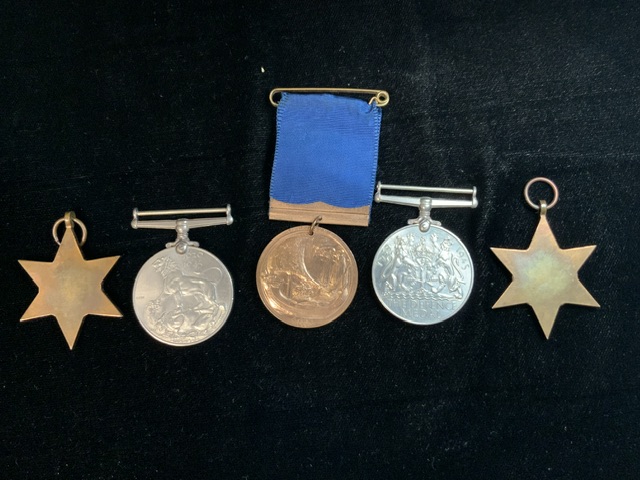 A COLLECTION OF MILITARY MEDALS AND RIBBONS INCLUDING; THE DEFENCE MEDAL, A WWII MEDAL, A 1953 - Image 3 of 4