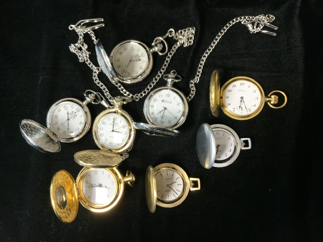 A QUANTITY OF VINTAGE FOB WATCHES, VARIOUS METALS AND DESIGNS - Image 4 of 5