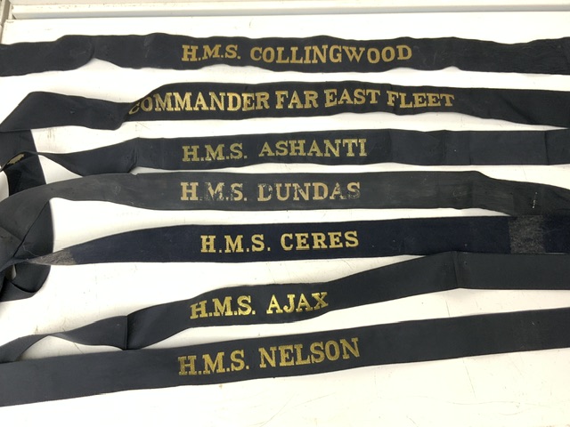 QUANTITY OF HMS ROYAL NAVY TALLY RIBBONS - Image 2 of 2