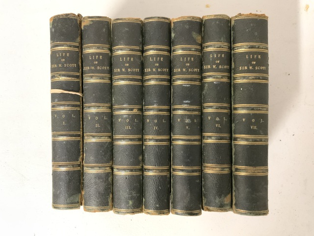 PART SET OF SCOTT'S WAVERLEY NOVELS; 22 IN TOTAL WITH LIFE OF SIR WALTER SCOTT; 7 IN TOTAL - Image 4 of 4