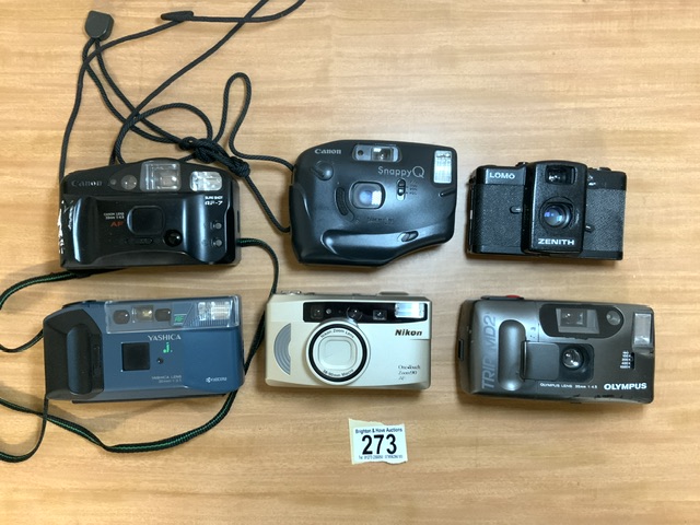 VINTAGE 35MM CAMERAS, OLYMPUS, NIKON, CANON AND MORE