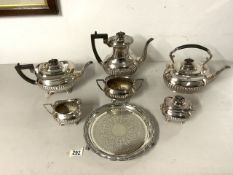 VINTAGE SILVER PLATED TEA AND COFFEE SERVICE