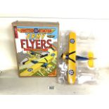 ERTL DIECAST METAL 'ARMY FLYERS' STEARMAN MODEL AEROPLANE BOXED