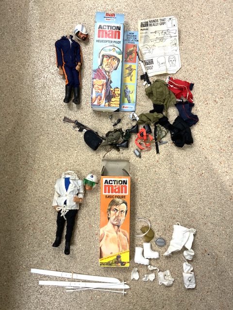 VINTAGE BOXED ACTION MAN WITH ACTION MAN POLICE BIKE - Image 2 of 2