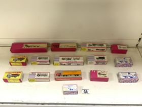 VINTAGE BOXED PLASTIC VEHICLES; PERMOT, PLASTICART AND MORE