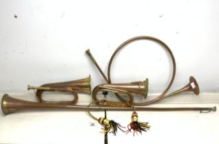 COPPER BUGLES, HORNS; INCLUDES MILITARY