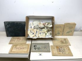 QUANTITY OF EARLY CIGARETTE CARDS, TEA CARDS, JOHN PLAYER, TYPHOO, SWEET CAPORAL AND MORE