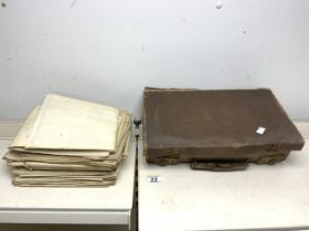 QUANTITY OF INDENTURES DATING BACK 1817 INCLUDES STAMPS AND SEALS