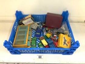 MIXED VINTAGE TOYS; CORGI, DINKY AND MORE