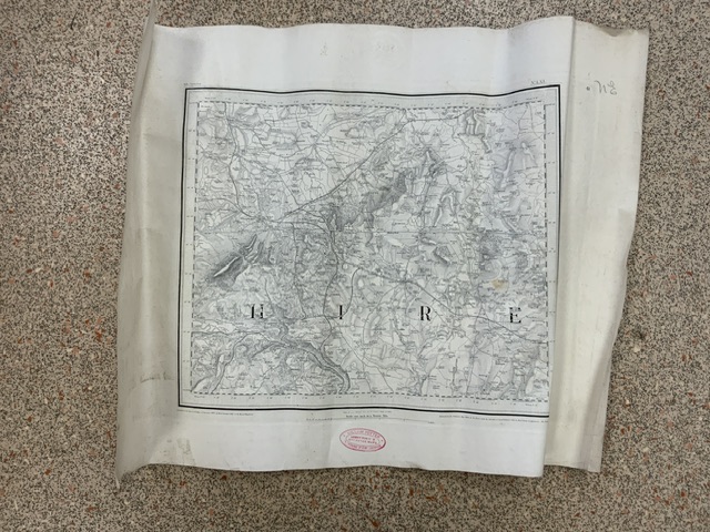 QUANTITY OF VARIOUS VINTAGE MAPS, INCLUDING MILITARY ETC - Image 7 of 11