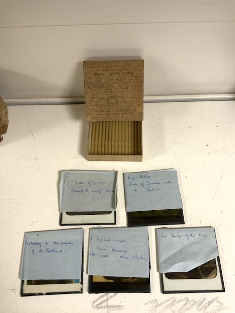 COLOURED AND BLACK AND WHITE SLIDES; INCLUDES COLOURED LITHOGRAPHIC LANTERN SLIDES (THE TRANSVALL - Image 5 of 8