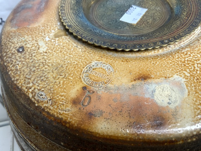 LARGE STONEWARE BARREL 40CM - Image 4 of 4