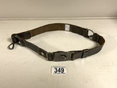 1950/60S GIRL GUIDE LEATHER BELT BY (BUHTA REG)