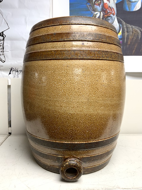 LARGE STONEWARE BARREL 40CM - Image 2 of 4