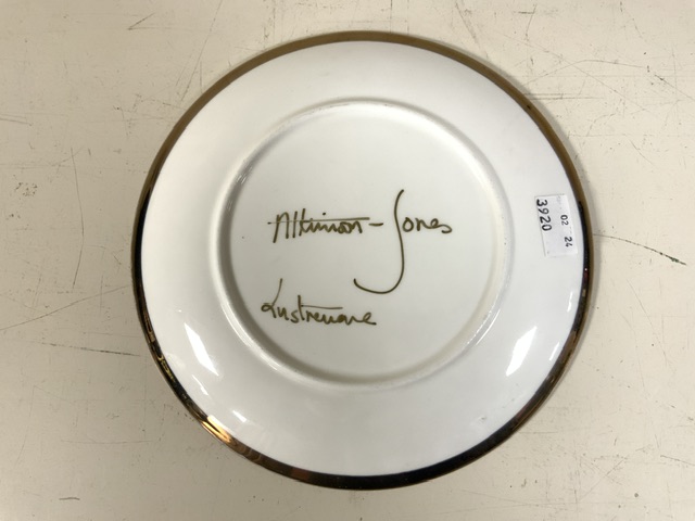 ATKINSON - JONES LUSTREWARE LARGE CHARGER 35CM WITH A LUSTREWARE PLATE; 23CM - Image 3 of 5
